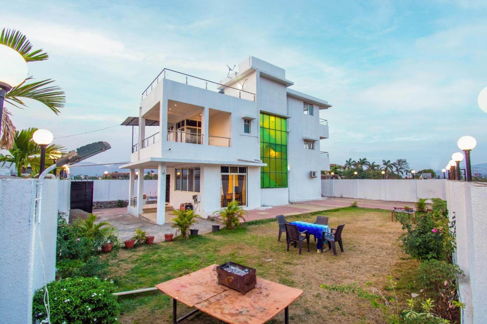 Empyrean Stay Ll 6Bhk Ll Royal Bramha Palace Ll Pvt Pool Ll Lonavala Exteriör bild